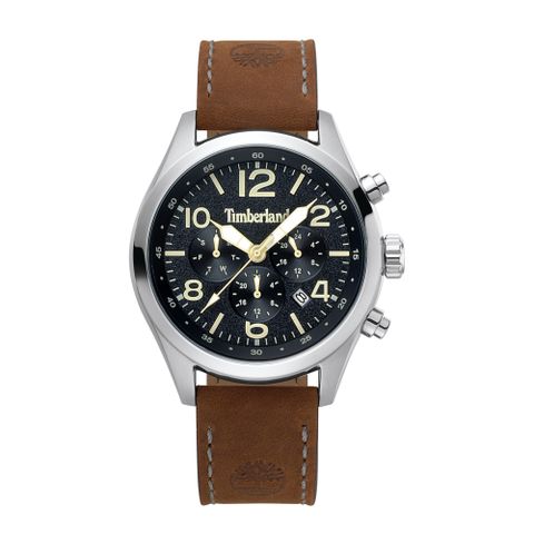 Timberland 美式潮流ASHMONT系列三眼皮帶腕錶46mm(TBL.15249JS/02)