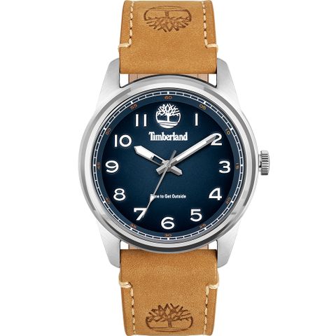 時尚品牌▼原廠公司貨Timberland 天柏嵐 都會時尚大三針手錶-煙燻藍/45mm TDWGA2152102