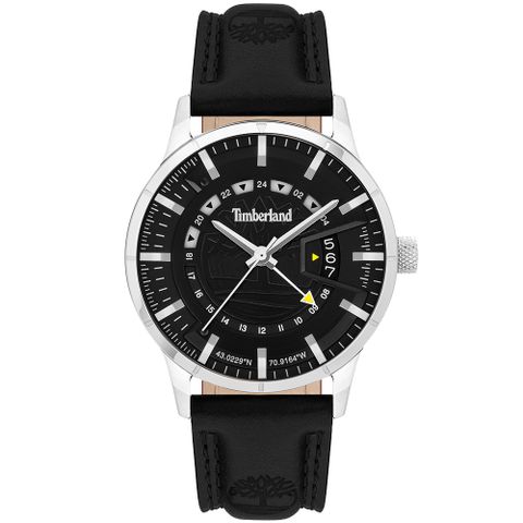 Timberland 天柏嵐 文藝時尚兩地時間手錶-42mm TDWGB2201501