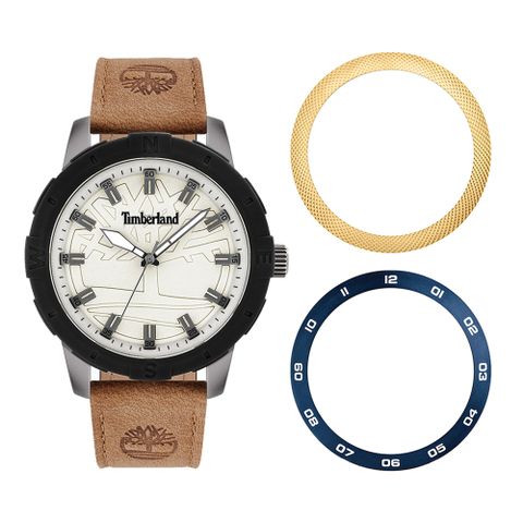 Timberland 天伯嵐 美式休閒男錶 套錶/46mm TBL.15949JSUB/63SET