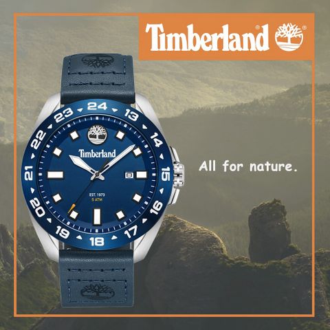 Timberland 天柏嵐 CARRIGAN系列 美式潮流大三針手錶-44mm TDWGB0029403