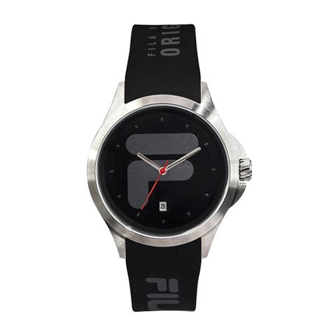 【FILA 斐樂】簡約經典LOGO時尚腕錶-個性黑/38-181-001/台灣總代理公司貨享半年保固