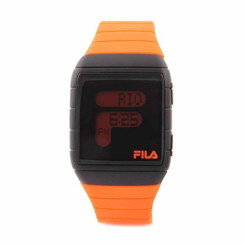 Fila 潮流旅程25個世界時區腕錶-橘色