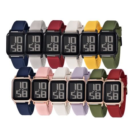 DIGITEC 數碼科技 DGS-6090T 休閒運動繽紛多色電子錶 