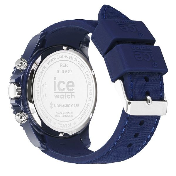 steelcaseback CLOSE.atch.comREF:020 622icewatchBIOPLASTIC CASE  in PRCDesignedinBelgium