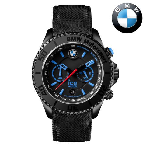 【Ice Watch】BMW系列 經典限量款 兩眼計時腕錶48mm-黑色