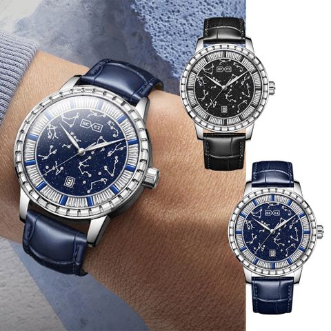 BEXEI 貝克斯 9192 星象系列 星空錶 自動機械錶 日期顯示 手錶 腕錶