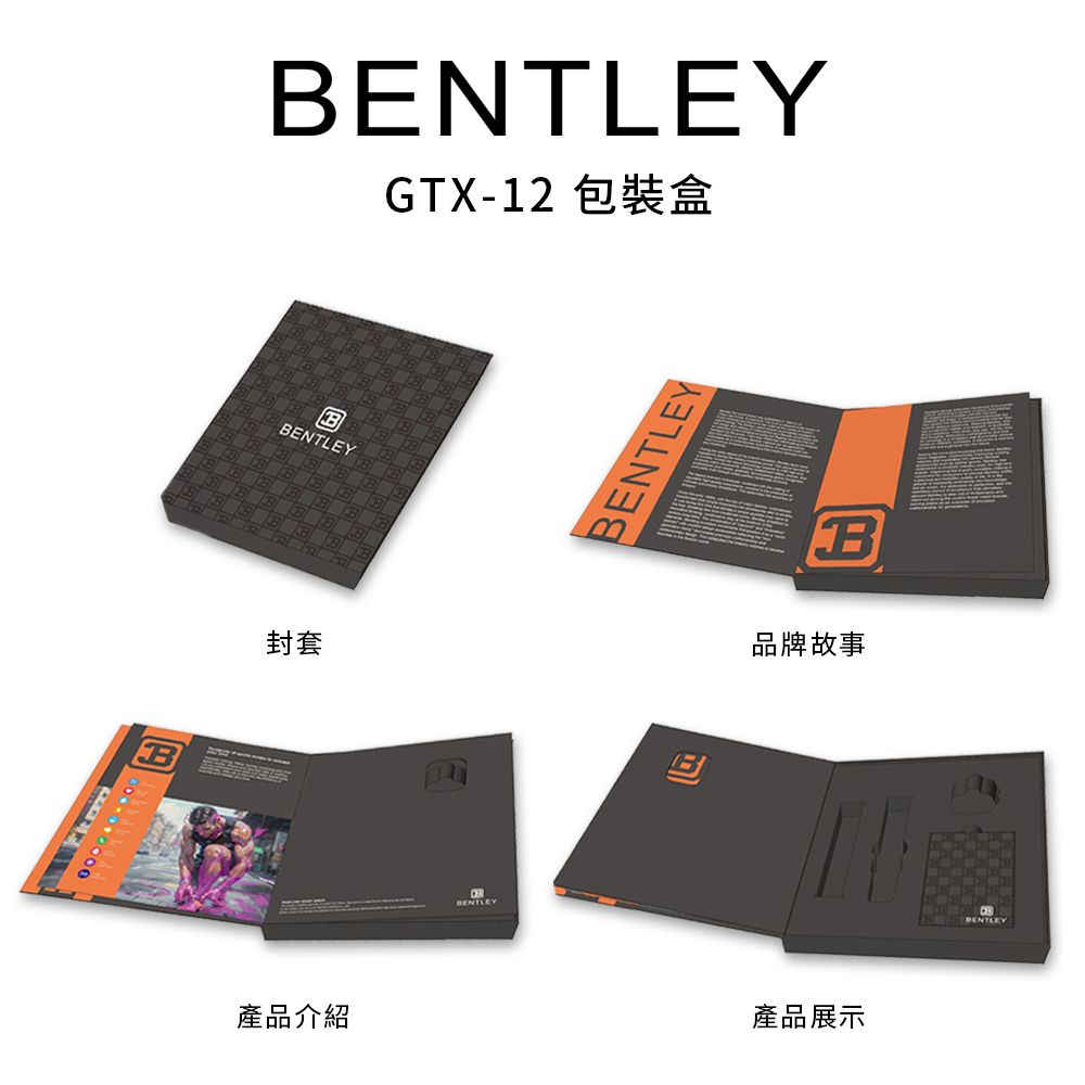 BENTLEY 賓利 BEY-GTX12 多功能 矽膠 電子錶 手錶 附快拆錶帶(電話/運動/心律/睡眠)