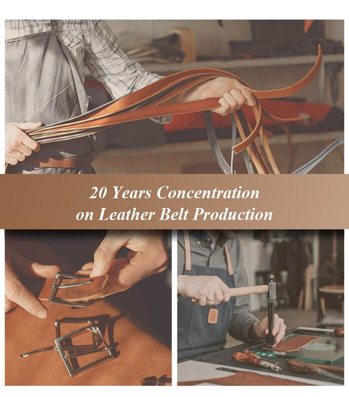 20 Years Concentrationon Leather Belt Production