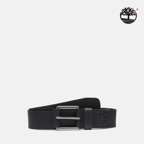 Timberland 男款黑色40MM皮帶|A29GT001