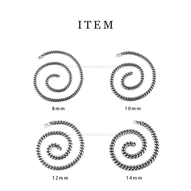 GIUMKA 古巴鍊長項鍊粗鏈條個性送男生禮物