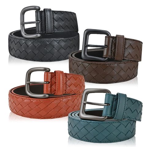 BOTTEGA VENETA經典編織扣式小羊皮/小牛皮/腰帶/皮帶(多款選)