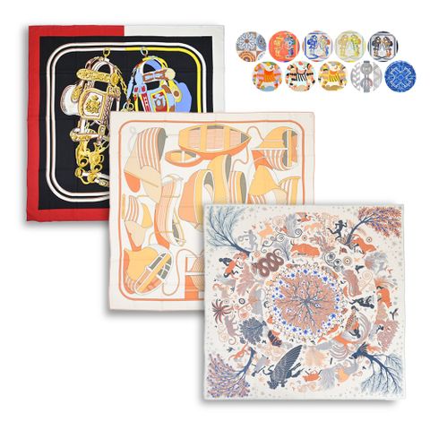 Hermes  愛馬仕 140cm 喀什米爾與真絲混紡方巾(多色選)