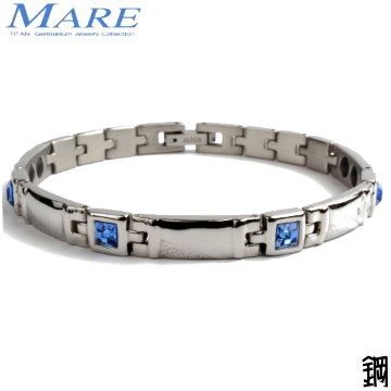 MARE 【-316L白鋼系列】巴洛克風(寶藍鋯石)窄 款