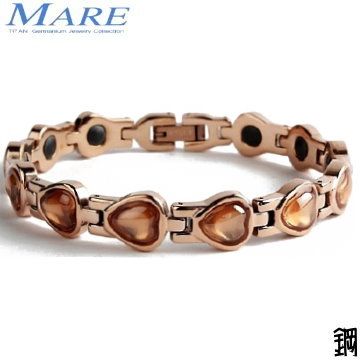 MARE 【-316L白鋼系列】花心(香檳色瑪瑙)玫金 款