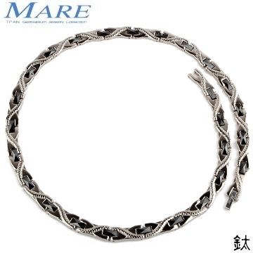 MARE 【-純鈦項鍊系列】龍盤(黑陶)金屬鍺款