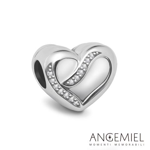 Angemiel 安婕米 義大利 925純銀珠飾 守護心 串珠
