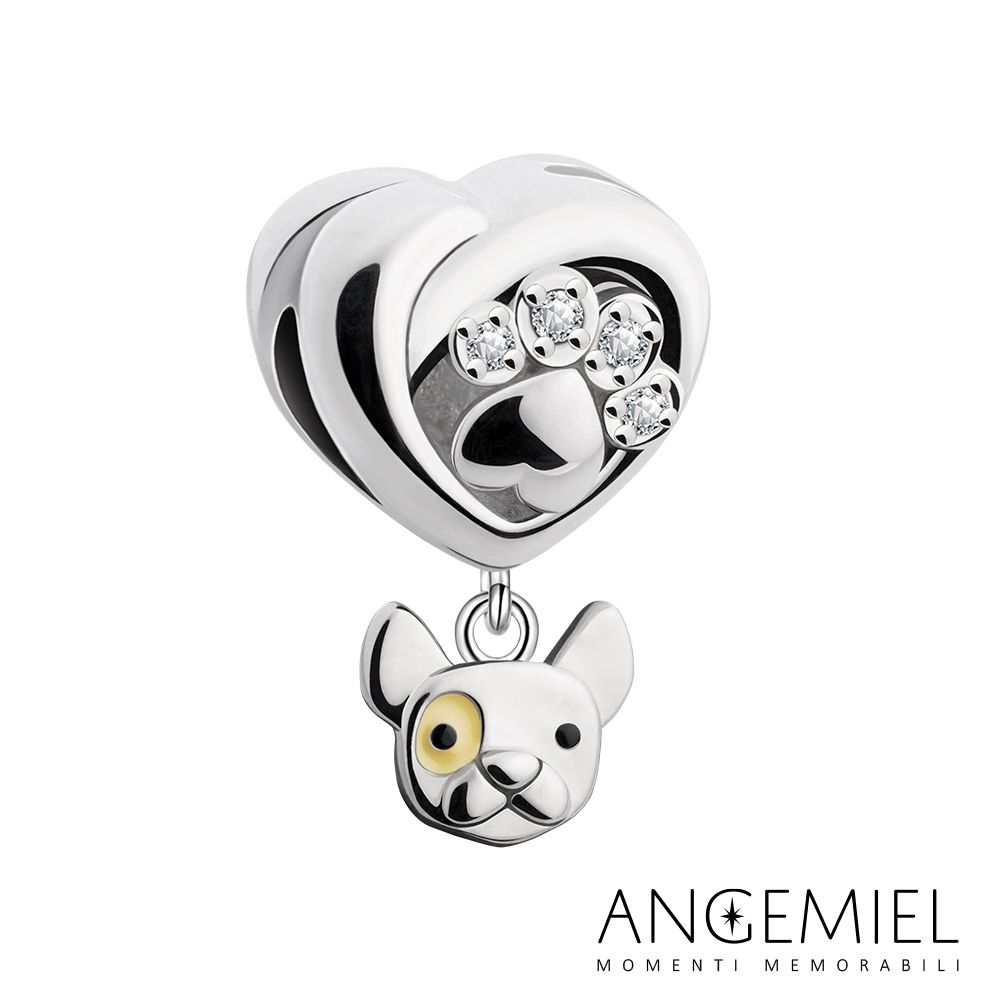 Angemiel 安婕米  925純銀珠飾 毛腳印 串珠
