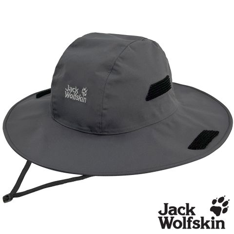 Jack Wolfskin Air Wolf 防水透氣遮陽帽 圓盤帽 『深灰』