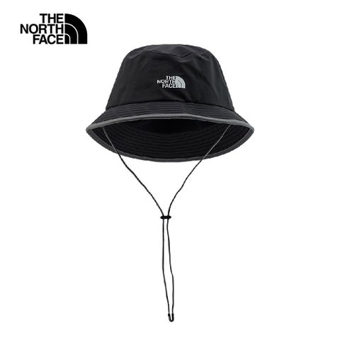 The North Face 北面 男女款黑色DryVent防水透氣漁夫帽｜8A29WOO