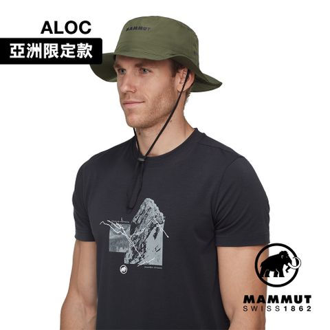MAMMUT 長毛象 Climate Gore-Tex Hat AF 防風防水漁夫帽 深沼澤綠 #1191-01950