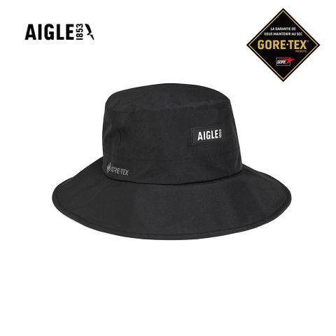 AIGLE GORE-TEX 防水圓盤帽｜AG-FAA48A100 黑色(帽子 遮陽帽 防水帽 goretex)