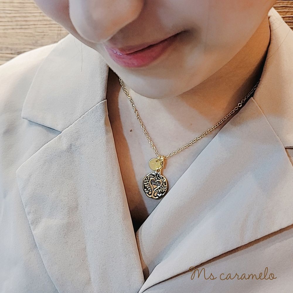 Ms caramelo 焦糖小姐 鋯石項鍊