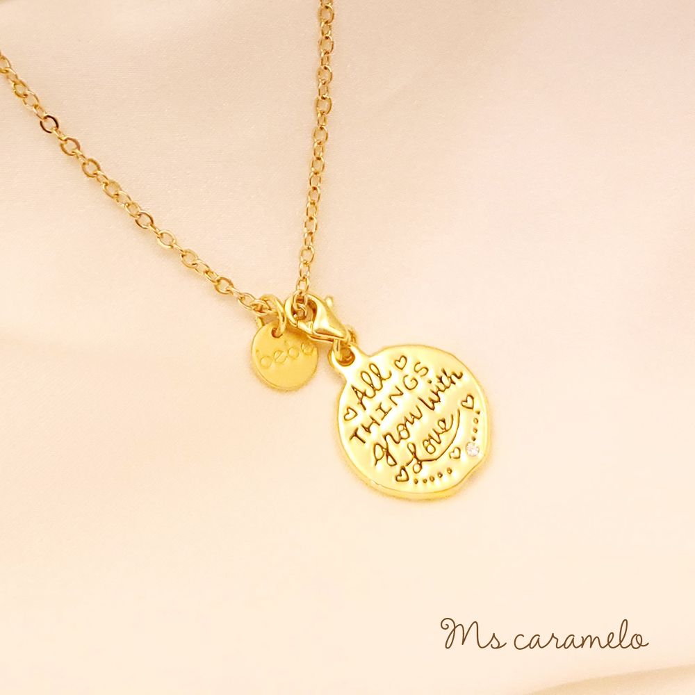 Ms caramelo 焦糖小姐 鋯石項鍊