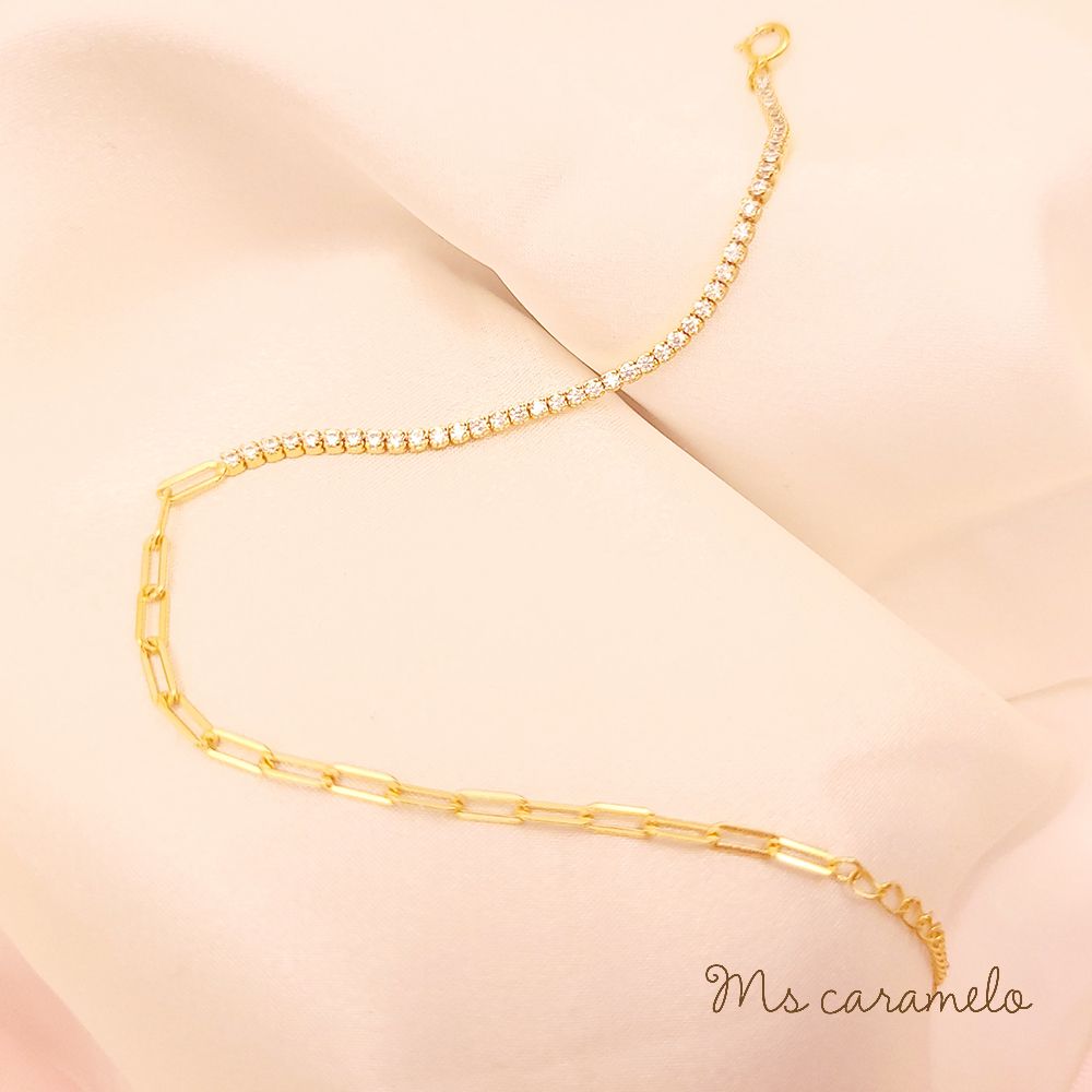 Ms caramelo 焦糖小姐 排鑽手鍊
