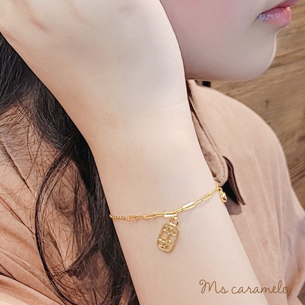 Ms caramelo 焦糖小姐 鋯石手鍊