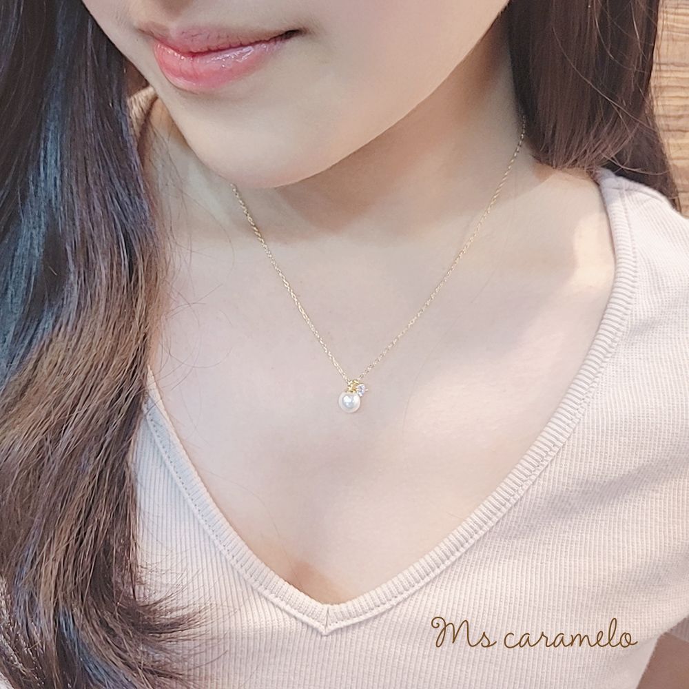 Ms caramelo 焦糖小姐 貝珠項鍊