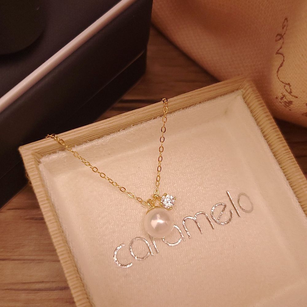 Ms caramelo 焦糖小姐 貝珠項鍊