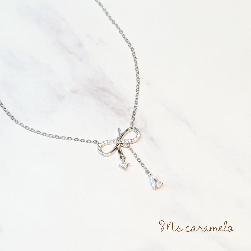 Ms caramelo 焦糖小姐 蝴蝶結項鍊