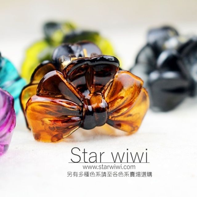 Star wiwi 優雅蝴蝶結造型小鯊魚夾《髮飾  髮夾 抓夾  瀏海夾》《10入組》《多色款-A》