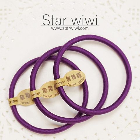 【Star wiwi】造型彈性綁髮髮圈《髮飾 • 髮束》《8入組》《紫色》