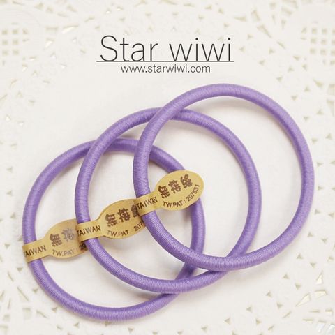 【Star wiwi】造型彈性綁髮髮圈《髮飾 • 髮束》《8入組》《淺紫色》