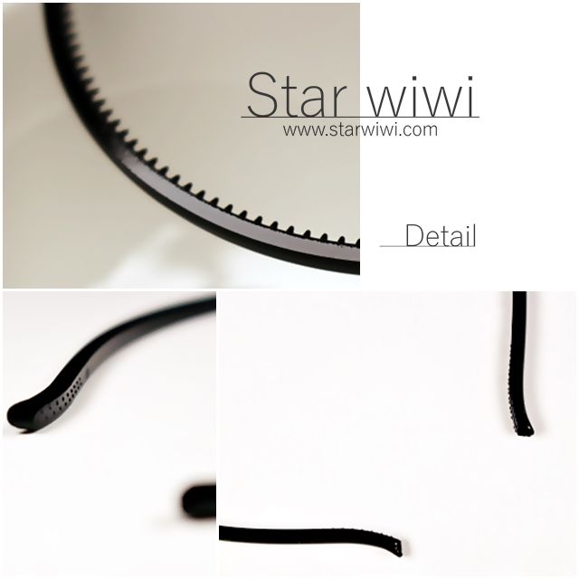 Star wiwi 時尚風格細版髮箍《髮飾  髮箍》《2入組》《黑色》