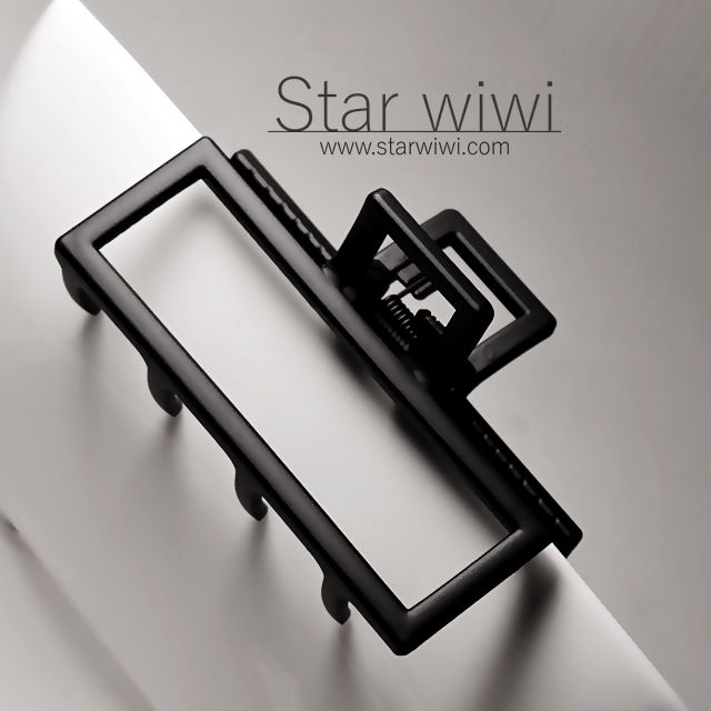 Star wiwi 時尚簡約風格造型霧面大抓夾《2入組》《黑色 / 淺棕色》 ( 髮飾 髮夾 鯊魚夾 )