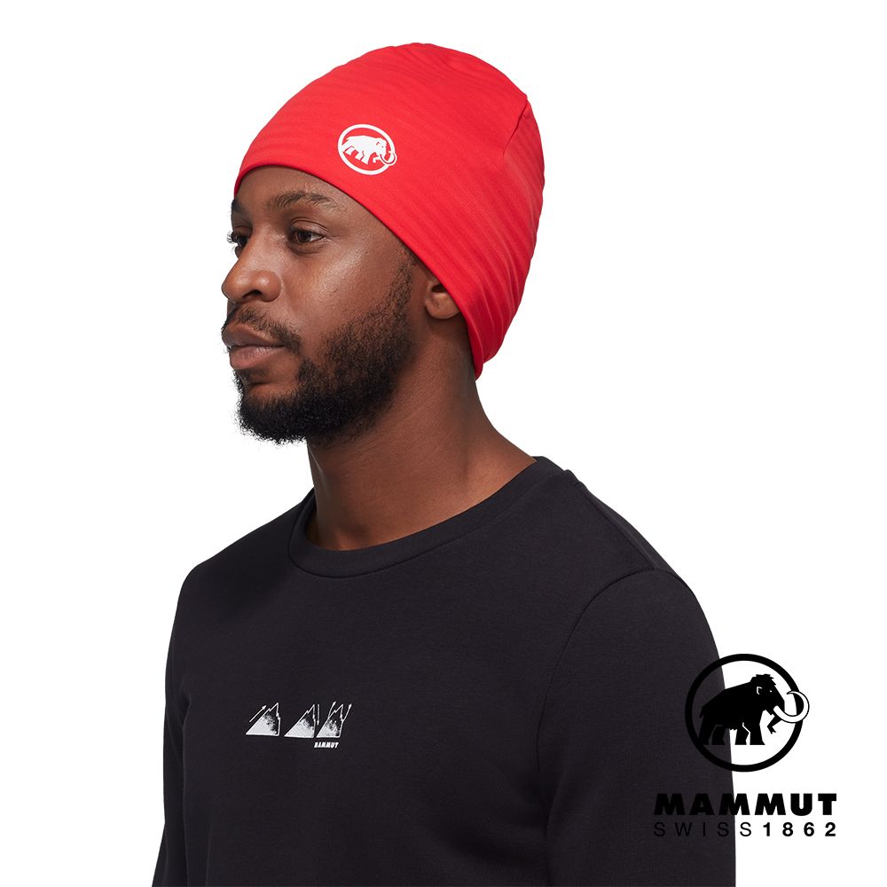 MAMMUT 長毛象 Taiss Light Beanie 保暖輕量機能毛帽 經典紅 #1191-01071