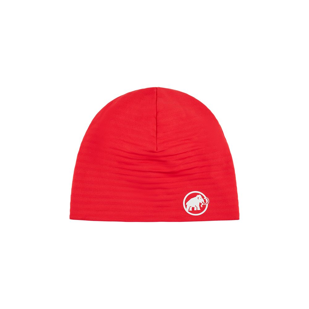 MAMMUT 長毛象 Taiss Light Beanie 保暖輕量機能毛帽 經典紅 #1191-01071