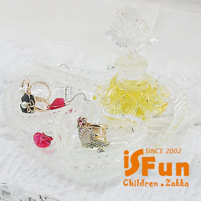 iSFun 透徹水晶飾品香水容器組