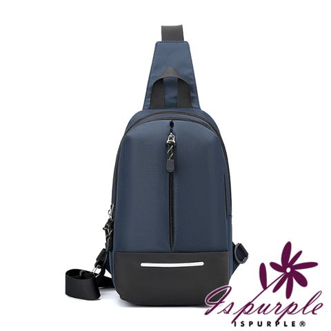 【iSPurple】潮流百搭*防水牛津左右斜肩背包/顏色可選