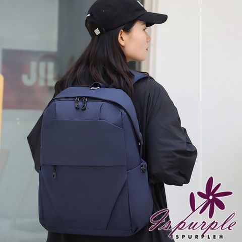 【iSPurple】攜便可充電*多功能大容量防水後背包/顏色可選