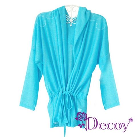 【Decoy】艷夏防曬＊連帽縮腰空調衫/多色可選