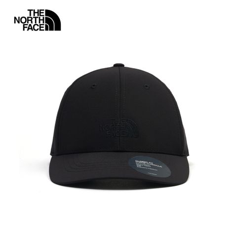 The North Face 北面 男女款黑色吸濕排汗運動帽｜8A27KX7