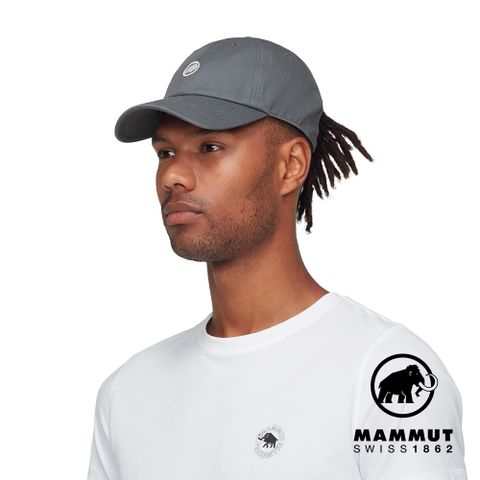 【Mammut 長毛象】Baseball Cap Mammut 經典棒球帽 地層灰藍 #1191-00051
