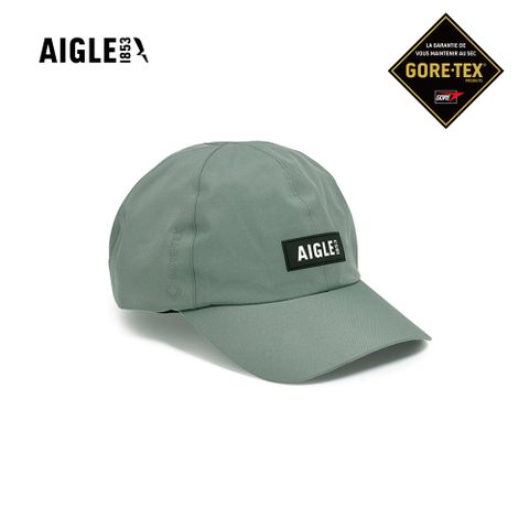 AIGLE GORE-TEX 防水棒球帽｜AG-FAB32A243 深灰綠 (goretex 棒球帽 帽子 防水帽 鴨舌帽 老帽)