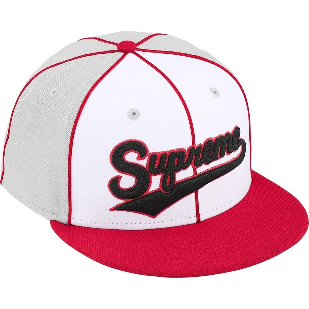帽子 SUPREME Piping Script Logo Black Supreme x New Era Piping Script Logo Cap Black - SS25 - US