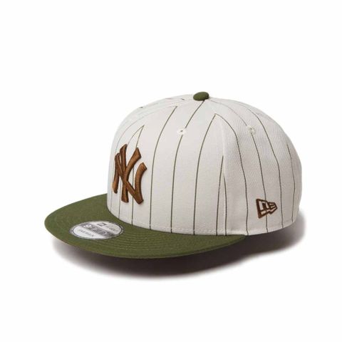NEW ERA 男女 9FIFTY 日版 MLB PINST NEYYAN STN 橄欖綠 NE14388196