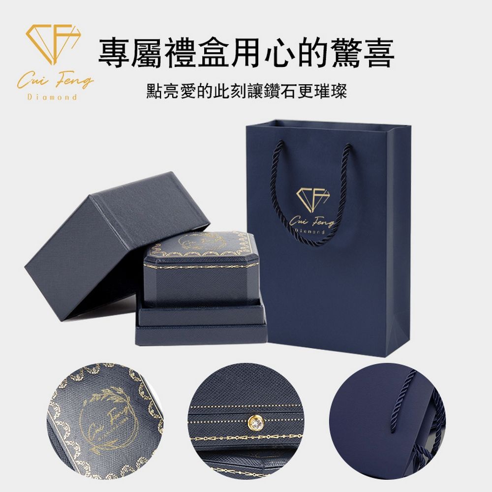 CF 鑽飾 莫桑鑽 男戒 1克拉系列鑽戒(多款任選) 戒指